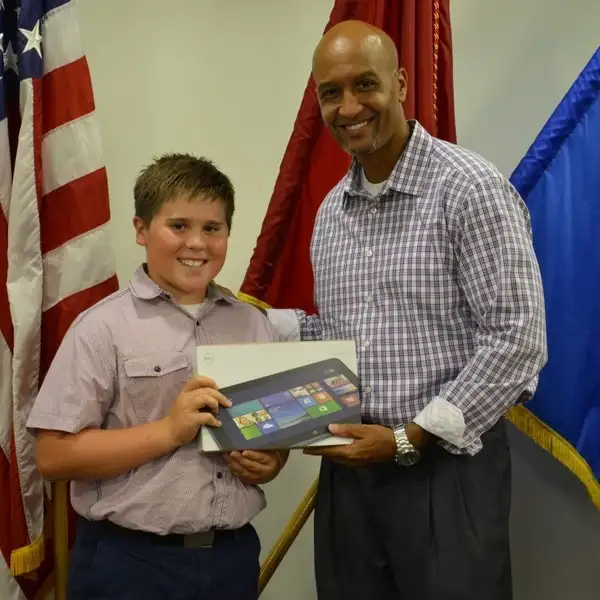 2015 Grade 6-8 Young Patriot Bryson Overton