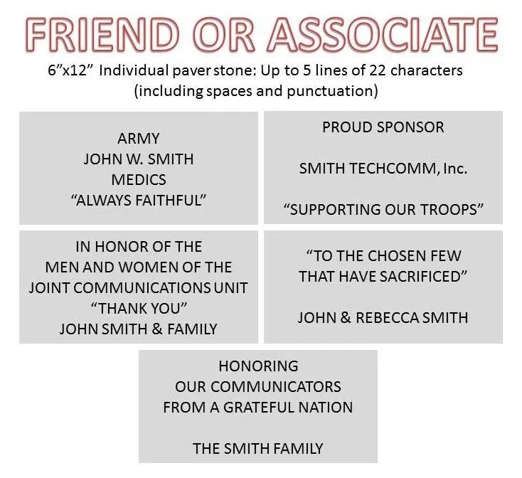 Friends or Associate