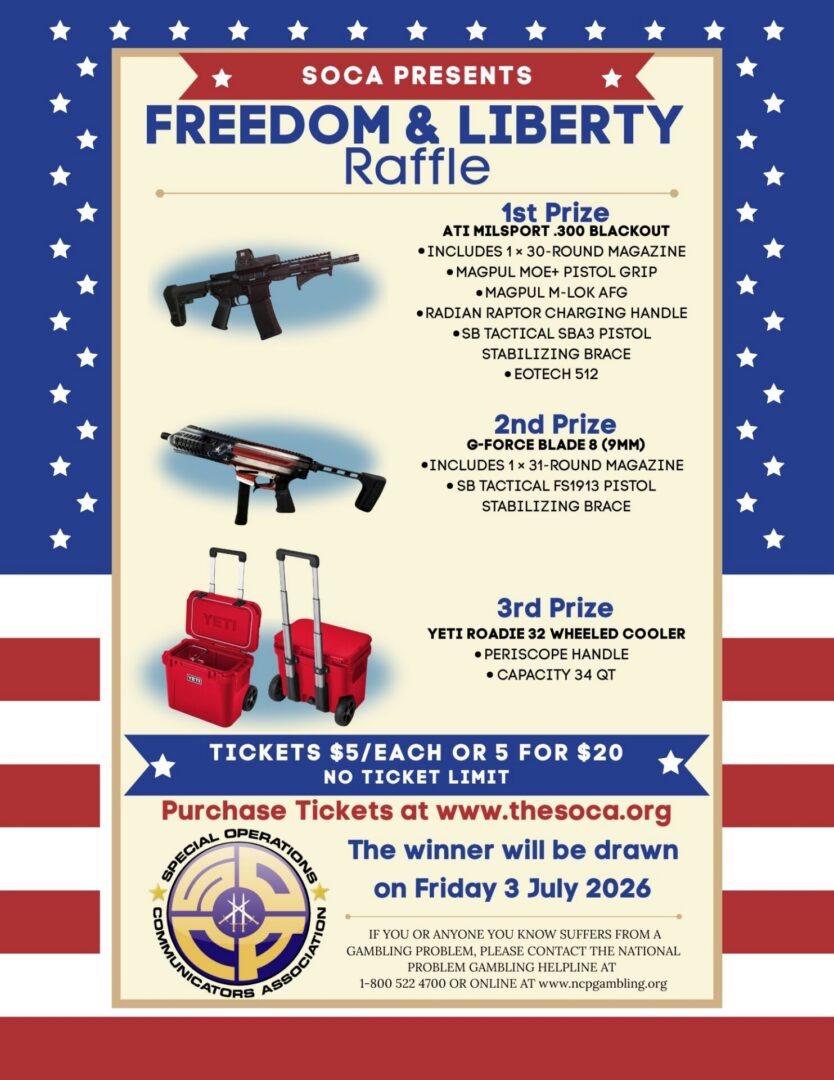FREEDOM & LIBERTY RAFFLE